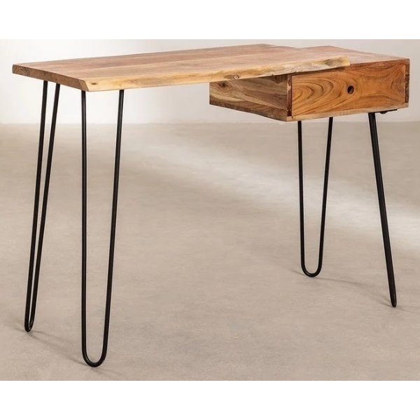 Woodcraft konsollbord med skuff - Vintage mango