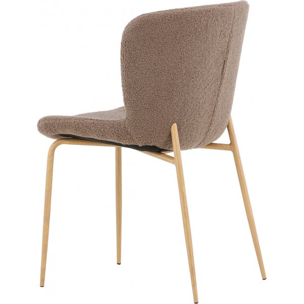 Modesto spisestol - Brun boucle Modesto spisestol - Brun boucle
