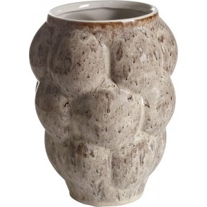 Pimona vase 19 x 19 x 25 cm - Krem/Brun