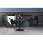 Plaza spisegruppe, marmorbord med 4 st Plaza flyelstoler - Grnn/Gr/Svart