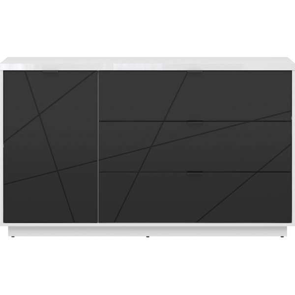 Ancient skjenk - Hvit/svart