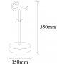 Beami bordlampe - Valntt/hvit
