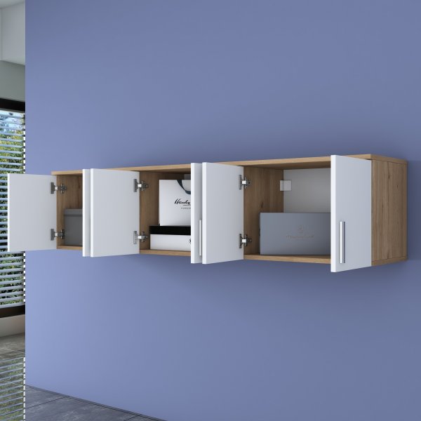 Esa overskap - Valnøtt/hvit Esa overskap - Valnøtt/hvit