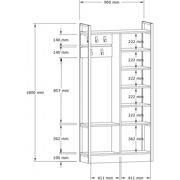 Begonya hallmbler - Safir/svart