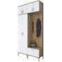 Esa hallmbler 120 x 37,5 x 240 cm - Valntt/hvit