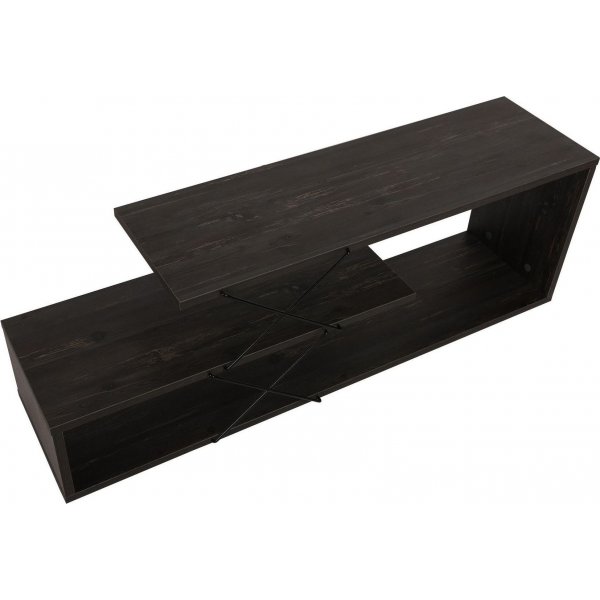 Zigzag mediebenk - Mørkebrun Zigzag mediebenk - Mørkebrun