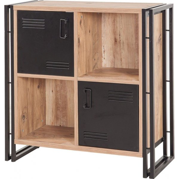 Cosmo Soft bokhylle - Furu/svart Cosmo Soft bokhylle - Furu/svart