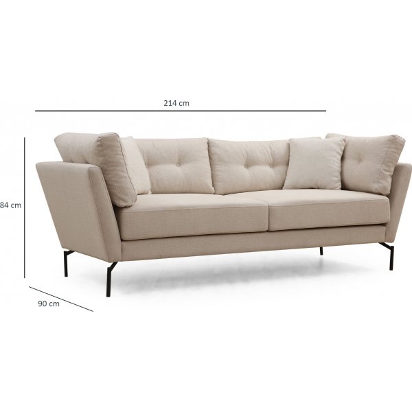 Mapa 3-seters sofa - Krem