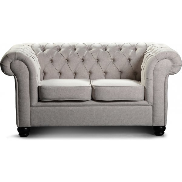 Chesterfield York 2-seter sofa - Valgfritt stoff