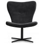 Spekerd designer lenestol - Mrkegr Velour
