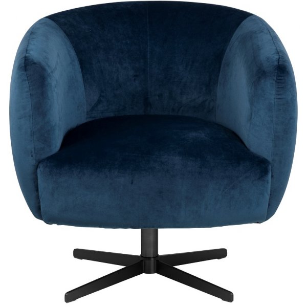 Fotskammel Tokyo - Marineblå velur Fotskammel Tokyo - Marineblå velur