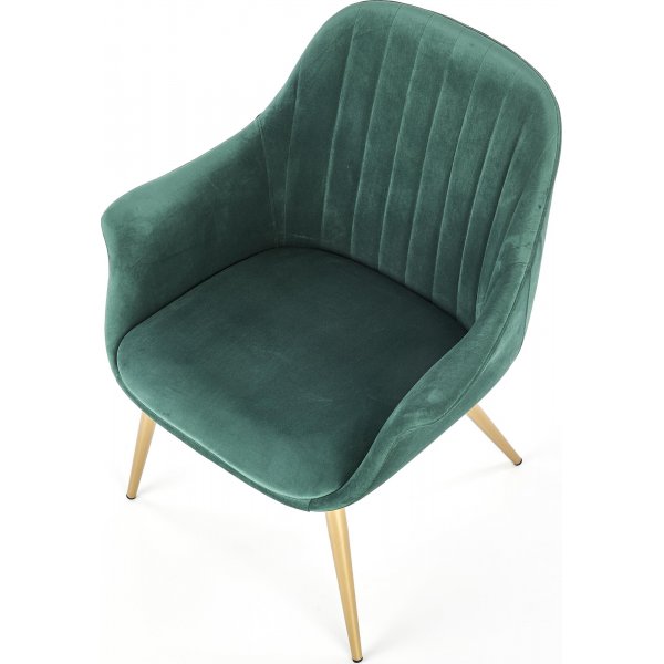 Lenestol Eirik - M�rk gr�nn & gull