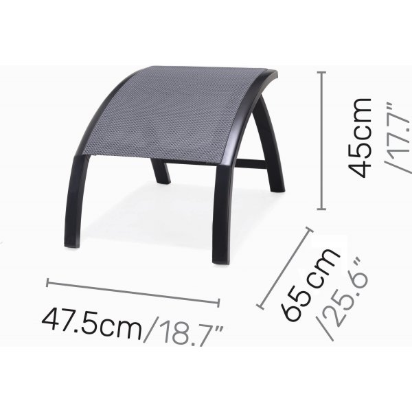 Panama lounge gruppe 3 - Sort/teak