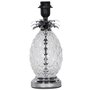 Lampefot Ananas H34 - Krom / Glass