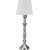 Therese bordlampe - Offwhite/antikk slv - 43 cm