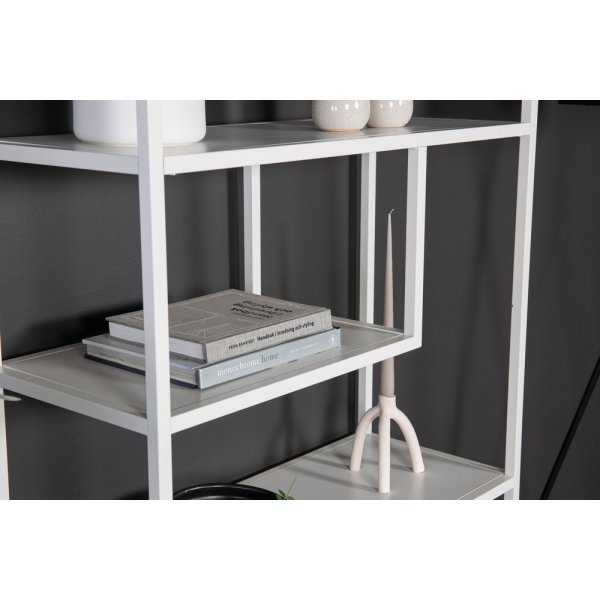 Trene bokhylle - Hvit