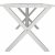 Scottsdale utendrs gruppebord 150 cm inkl. 4 stk Bstad posisjonsstoler - Hvit