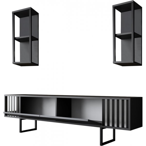 Erki TV-stativ - Antrasitt/svart Erki TV-stativ - Antrasitt/svart