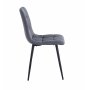 Delta spisestuestol - Grå/svart Delta spisestuestol - Grå/svart