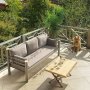 Kappis 3-seters utesofa - Brun