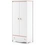Lettitia garderobe - Hvit/rosa