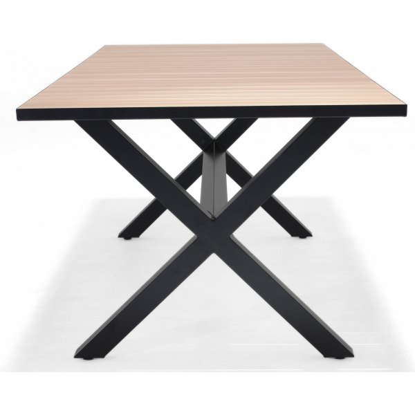 Panama spisegruppe 6 - Sort/teak Panama spisegruppe 6 - Sort/teak