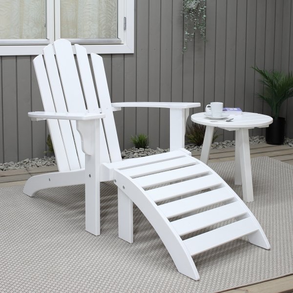 Newport dekkstol - Hvit + Flekkfjerner for møbler Newport dekkstol - Hvit + Flekkfjerner for møbler