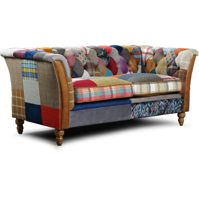 Ruthin 3-seters sofa - Patchwork