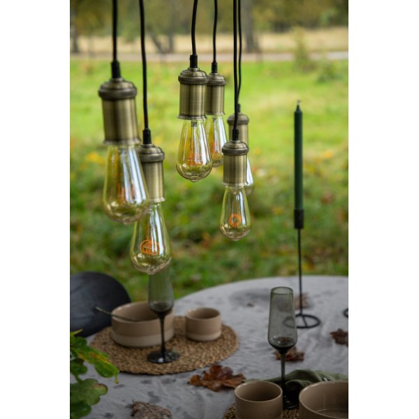 Isaac taklampe - Svart