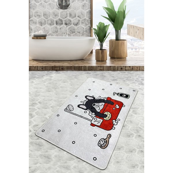 Baderomsmatte i stokk