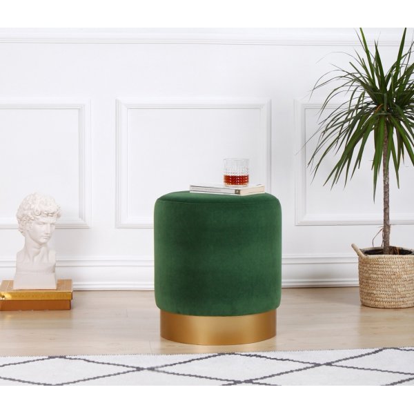 Memphis puff - M�rkegr�nn