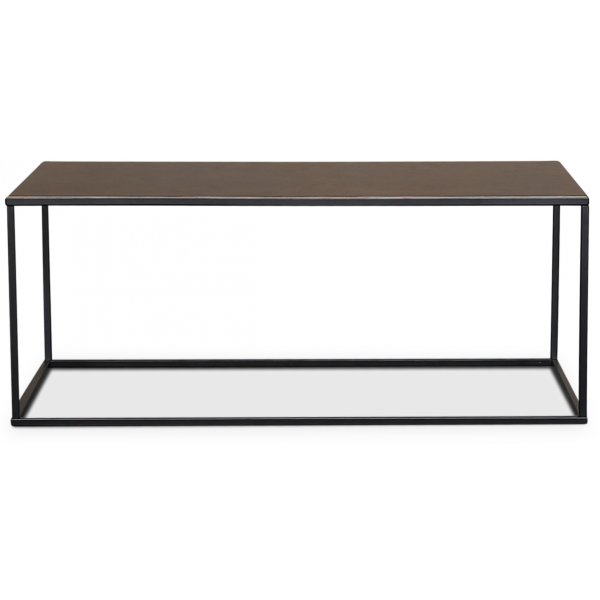 Mio salongbord 120 x 60 cm - Brun eikefiner / svart