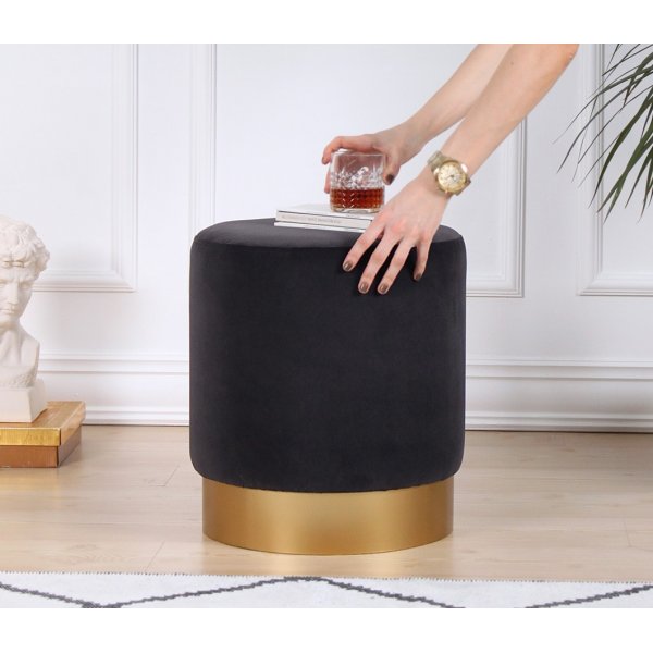 Memphis puff - mørkegrå Memphis puff - mørkegrå