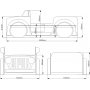 Jeep Allan barneseng - 90x190 cm