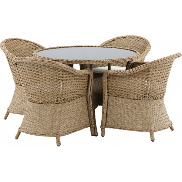 Oscar spisegruppe - Rattan Oscar spisegruppe - Rattan