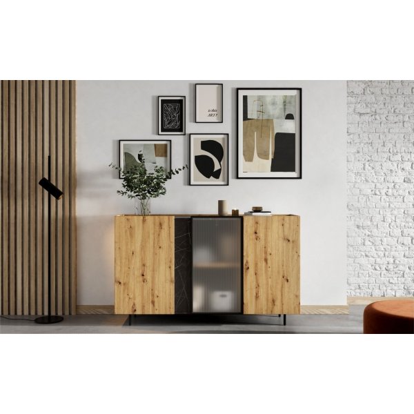 Marmo skjenk - Artisan eik