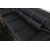 Dominic 3-seters sofa i sort kunstskinn