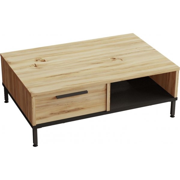 Luvio salongbord 18 - Eik/svart Luvio salongbord 18 - Eik/svart