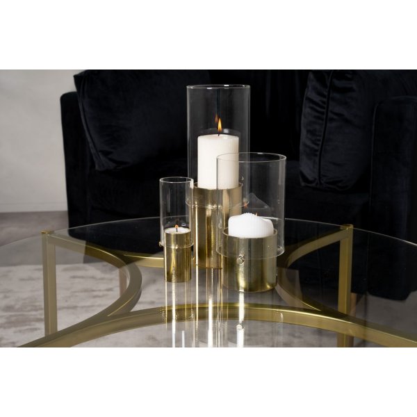 Algustorp salongbord - Glass/messing Algustorp salongbord - Glass/messing