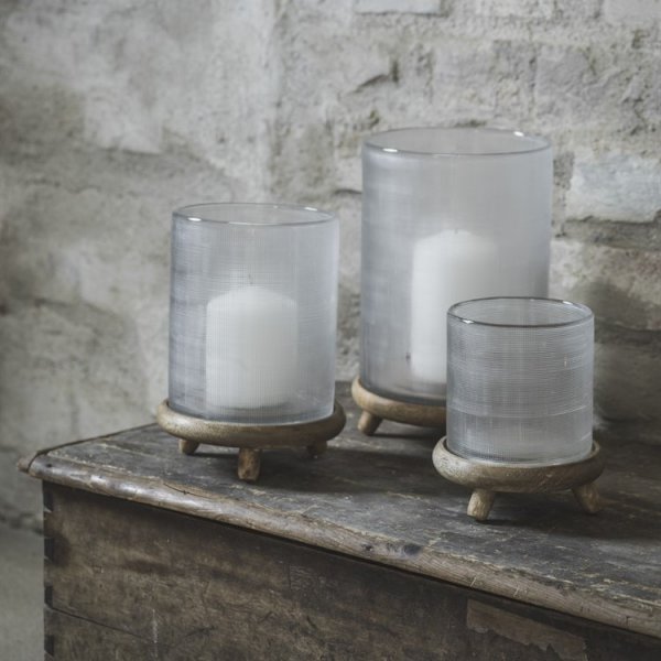 Toivo lyslykt - Glass/Tre Toivo lyslykt - Glass/Tre