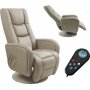 Bibi hvilestol med massasje - beige PVC