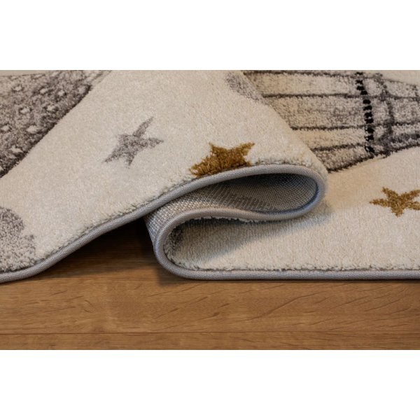 Barneteppe Mitchell Luftballong - Grå/Hvit Barneteppe Mitchell Luftballong - Grå/Hvit