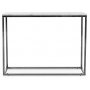 Accent konsollbord - Hvit marmor / Krom