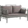 Hampus 2-seters utesofa - Brun