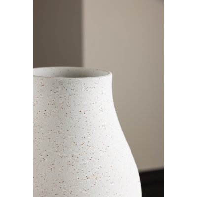 Rellis vase 14 x 24 cm - Hvit