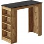 Style barbord - Furu/svart