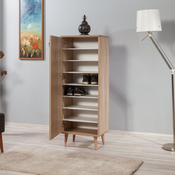 Filinta skoskap av planker - Sonoma eik Filinta skoskap av planker - Sonoma eik