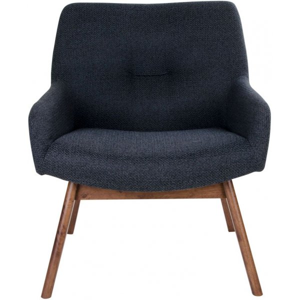 London lenestol - Mørkegrå/Valnøtt London lenestol - Mørkegrå/Valnøtt