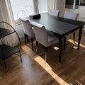 Kundebilde Melissa spisestol - Valgfri farge på trekk og stamme!