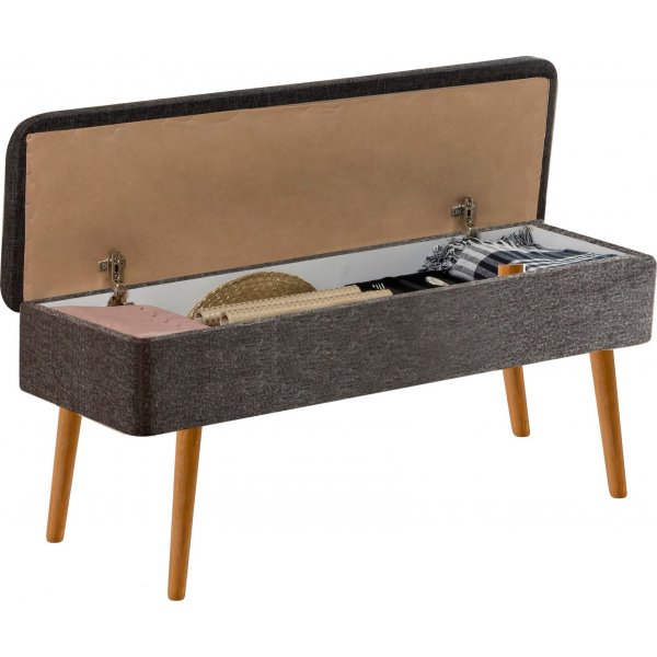 Vina benk - Furu/antrasitt Vina benk - Furu/antrasitt